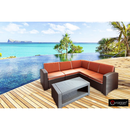 Комплект мебели Rattan Premium Corner, венге